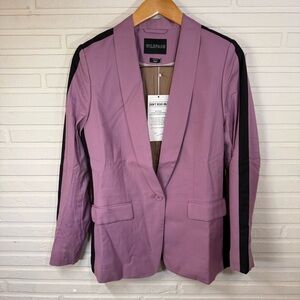 Wildfang Mauve THE EMPOWER COLORBLOCK TUX BLAZER, Women’s Size Medium
